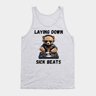 Badass DJ Teddy Bear Tank Top